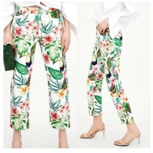 High Rise Crop Straight Leg Jean